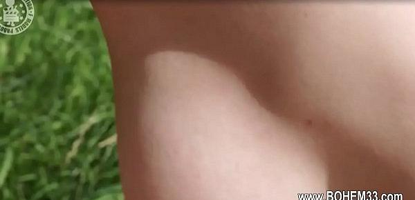  Perfect and titty outdoor fuck